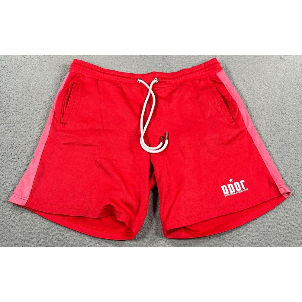 Diesel Shorts Men's Large Red Sweat Athletic Track Running‎ Jogging Gym Workout